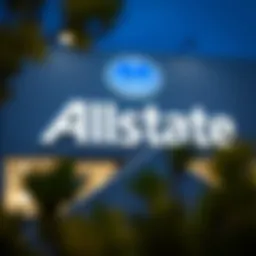 Allstate insurance logo with a modern design