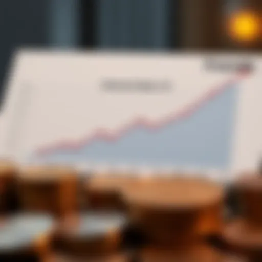 Graph illustrating interest rate trends over the years