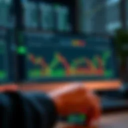 Visual representation of backtesting software interface