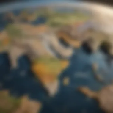 Global Map Highlighting Travel Coverage Global map highlighting travel coverage