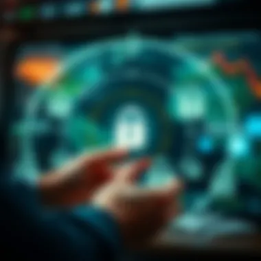 Secure transaction process illustration