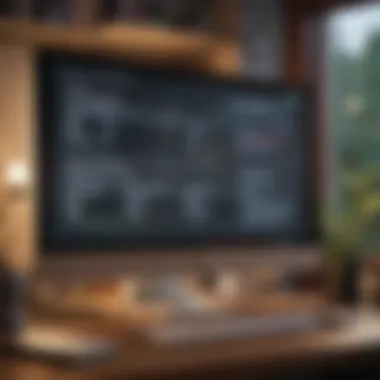 A computer screen with tax software