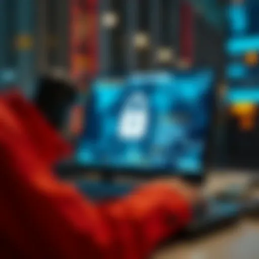 Visual representation of cybersecurity trends