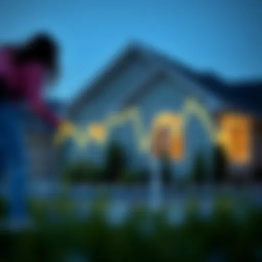 Graph illustrating recent mortgage rate fluctuations