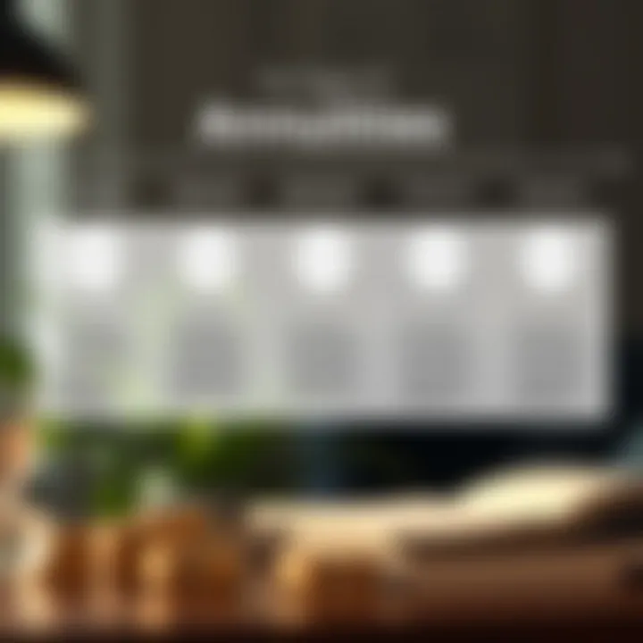 Visual breakdown of different types of annuities