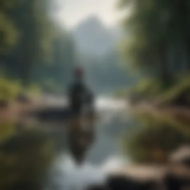 Finding Clarity in Career Choices A serene landscape reflecting inner peace and clarity of purpose