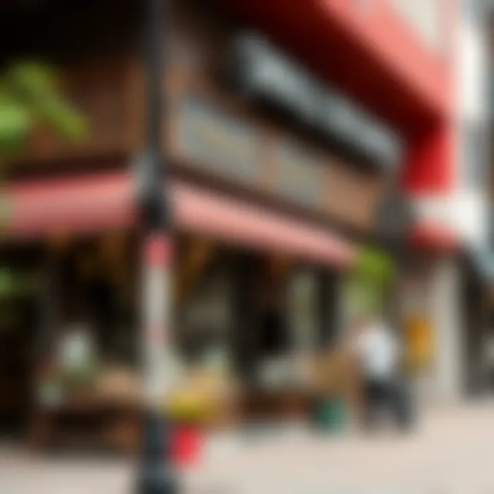 A thriving small business storefront showcasing vibrant local culture