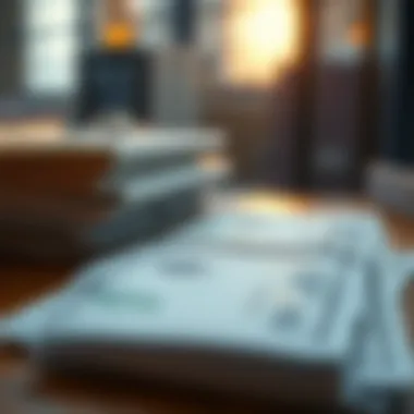 An abstract representation of commercial real estate notes