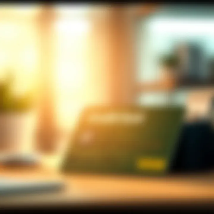 A visual representation of various credit card options available