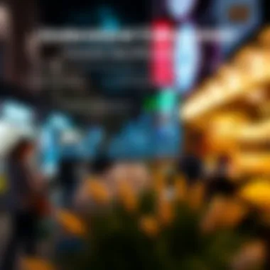 Infographic depicting consumer spending behavior trends