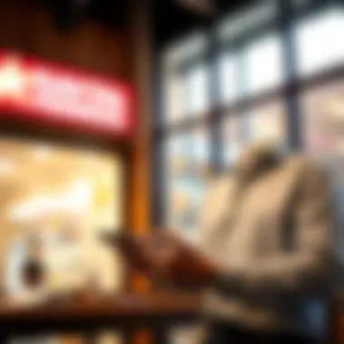 Investor managing finances through Navy Federal app