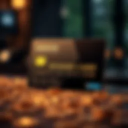 Elegant reward card showcasing premium benefits