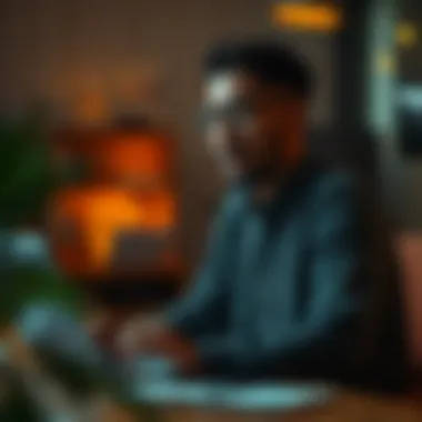 Freelancing for Financial Success An individual engaged in online freelancing