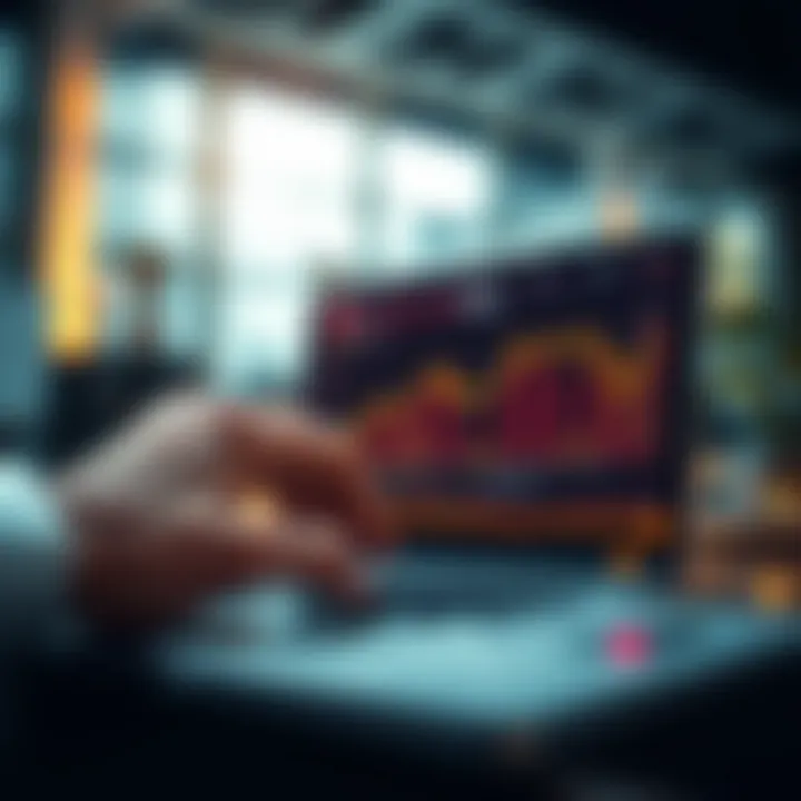 A conceptual image representing the role of technology in investment advisory.