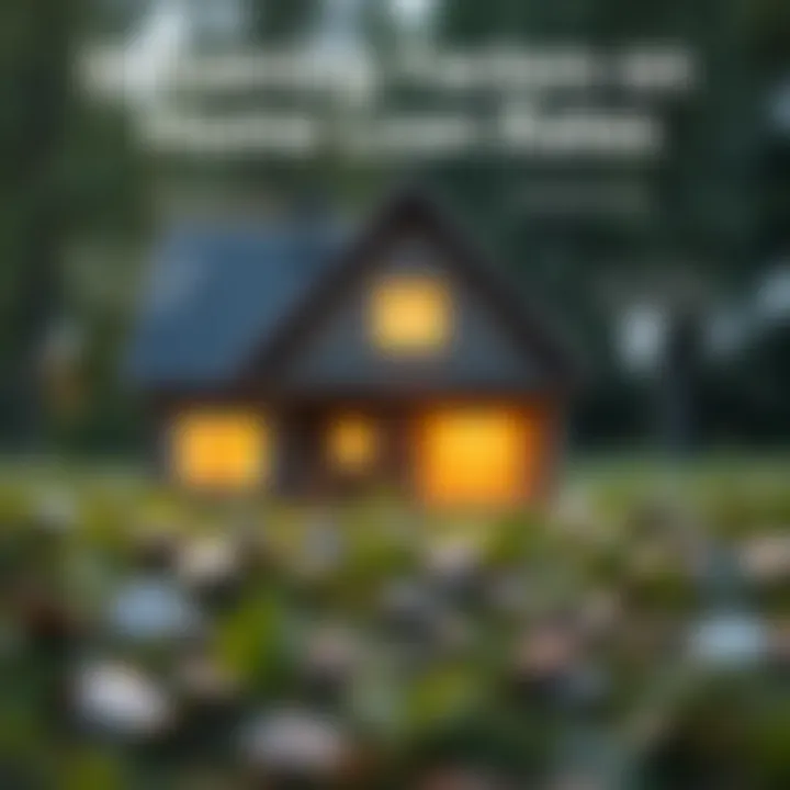 Infographic depicting factors influencing home loan rates