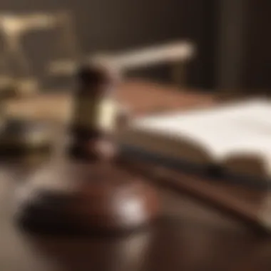 A gavel symbolizing legal compliance in credit reporting