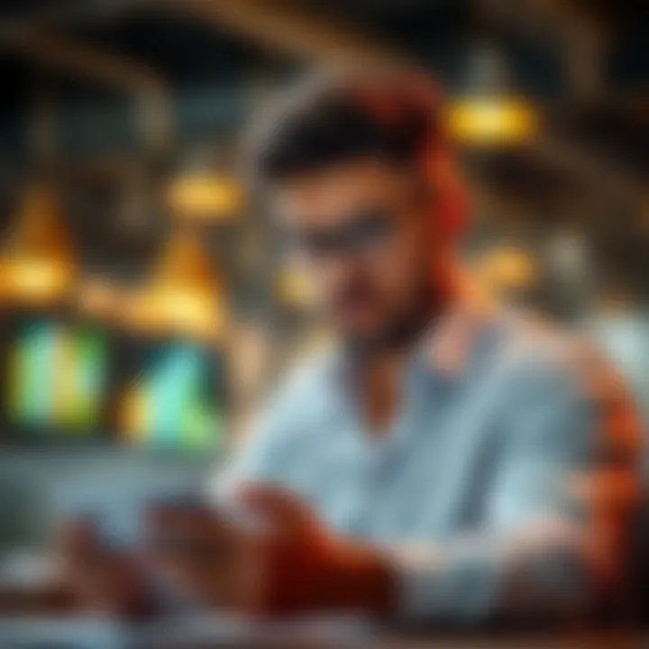 Evaluating Financial Decisions Startup entrepreneur analyzing financial options