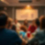 A visual representation of community engagement in a Facebook group