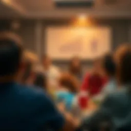 A visual representation of community engagement in a Facebook group