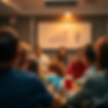 A visual representation of community engagement in a Facebook group