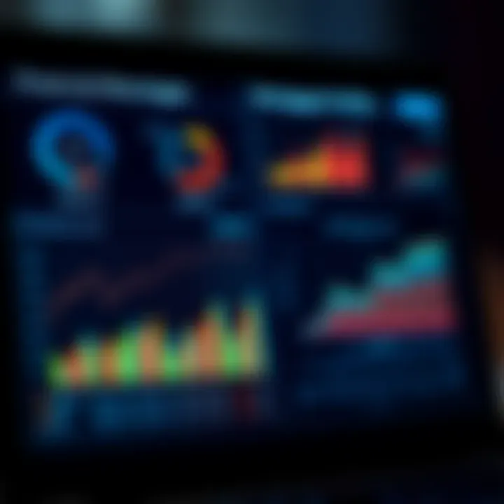 Financial Profiles and Mortgage Approval Chances A visual representation of financial metrics and graphs indicating mortgage eligibility.