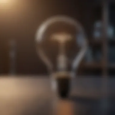 A lightbulb signifying innovation and originality.