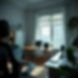 Workspace setup for remote work