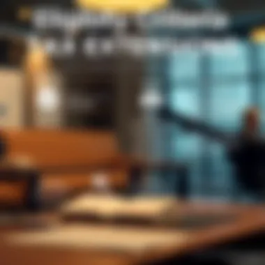 An infographic illustrating the eligibility criteria for tax extensions