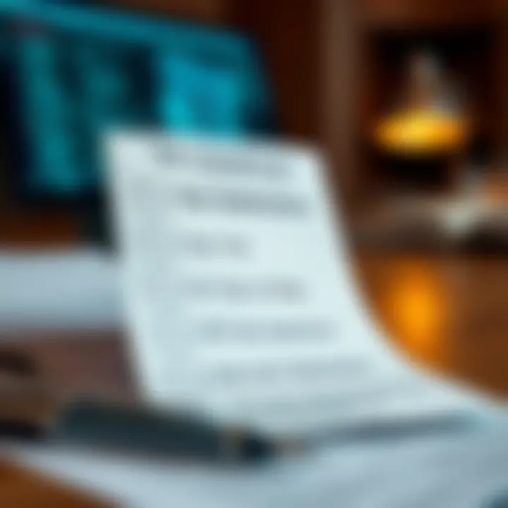 A checklist highlighting key tips for filing tax extensions