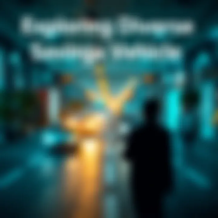 Diverse savings vehicles illustration