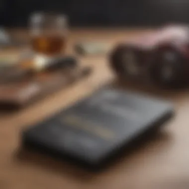 Planning Your Journey with the Right Card A travel itinerary with a credit card beside it