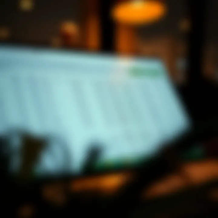 A visually appealing spreadsheet layout demonstrating budget allocation