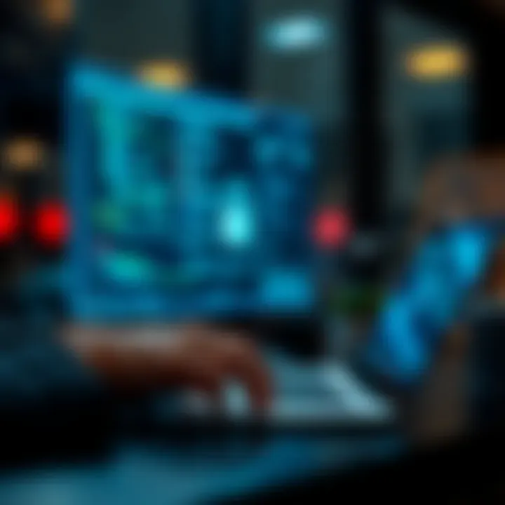 Security Protocols in PayPal Transactions Visual representation of secure online transactions