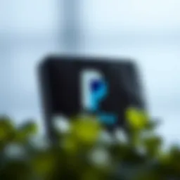 Illustration of a digital wallet showcasing PayPal