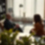 A serene financial consultation session