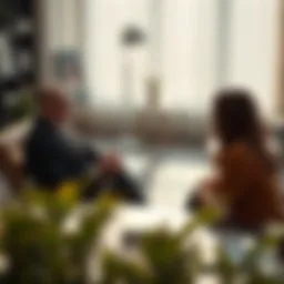 A serene financial consultation session