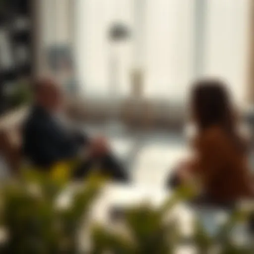 A serene financial consultation session