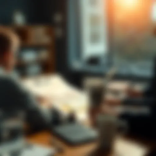 A strategic financial planning session with charts and graphs