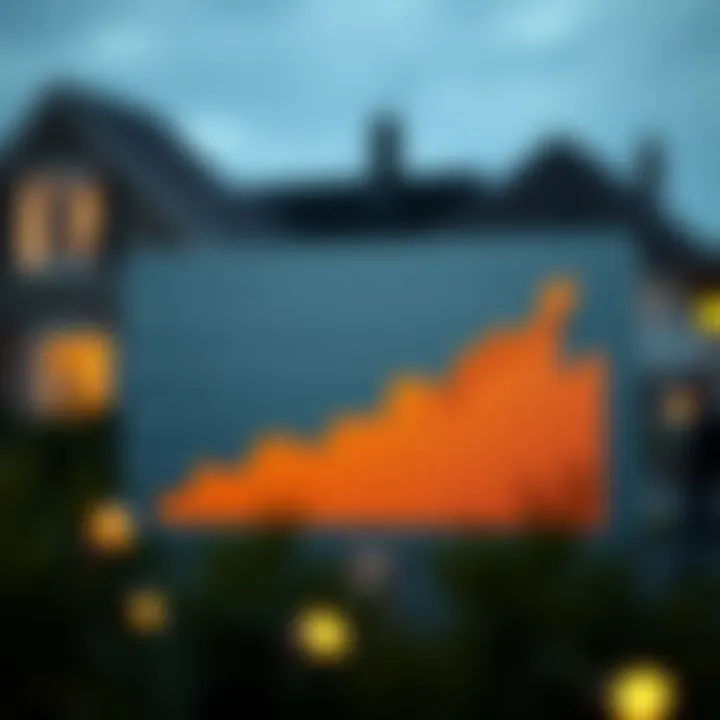 Graph illustrating trends in property tax assessments over the years