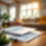 A homeowner analyzing financial documents