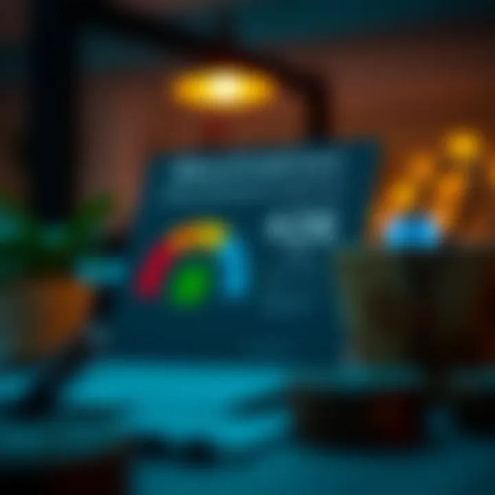 Illustration of credit score impacts