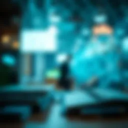 An abstract representation of financial shifts in education