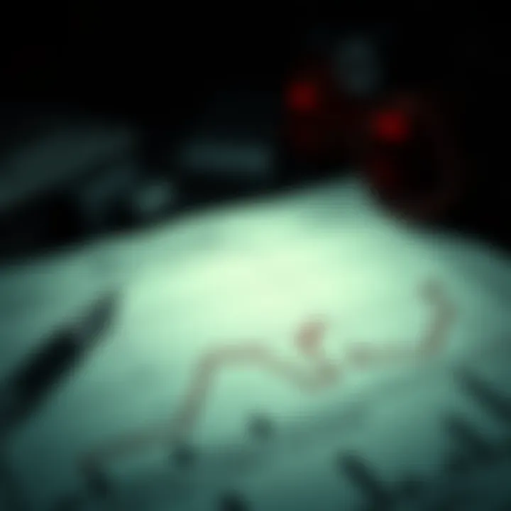 Case study example of a spy chart used in a covert operation