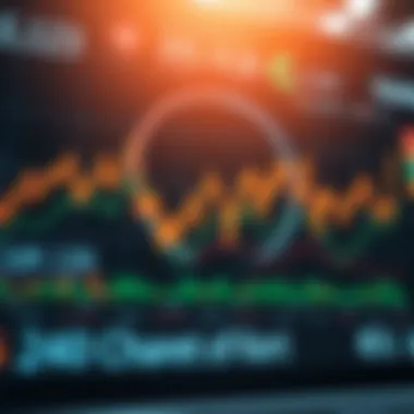 Modern digital intelligence chart showcasing data visualization