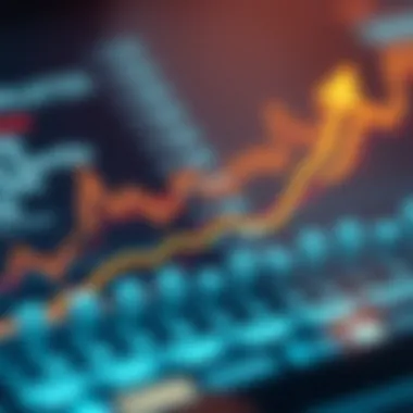 Financial growth symbols