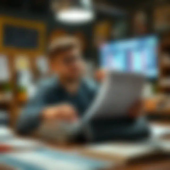 Concept of financial literacy and bill tracking