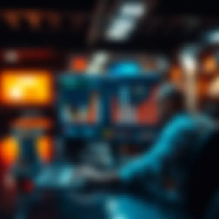 Leveraging Data in Sales Techniques Visual of data analytics in sales strategies