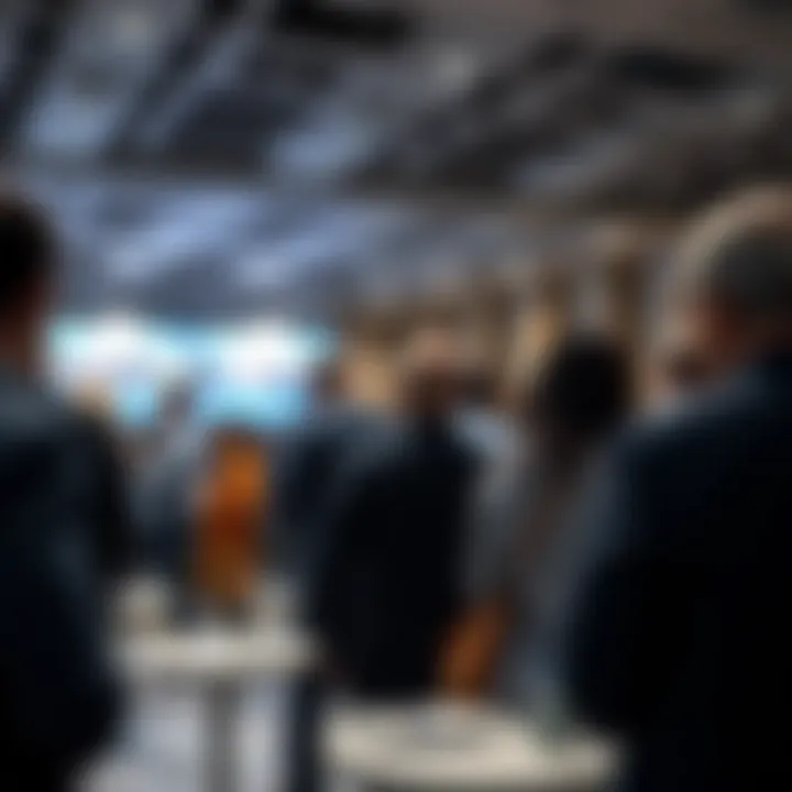 Networking event showcasing real estate opportunities