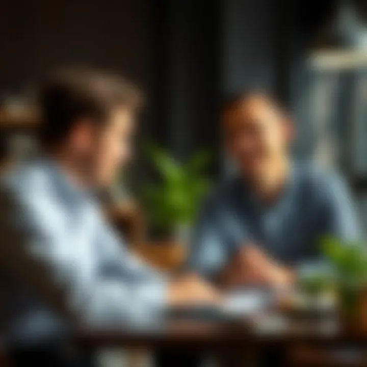 Personalized investment strategy meeting