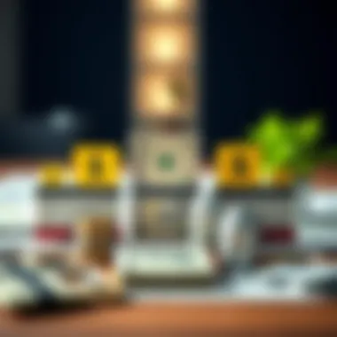 Visual representation of different loan types